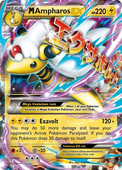 AOR: M Ampharos EX (Holofoil)