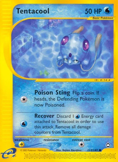 AQ: Tentacool (Reverse Holofoil)