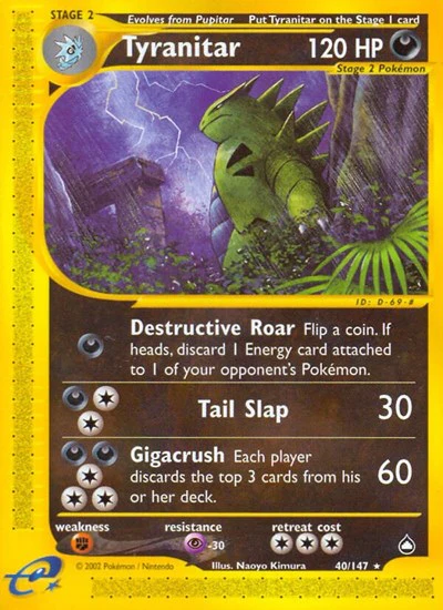 AQ: Tyranitar (Reverse Holofoil)