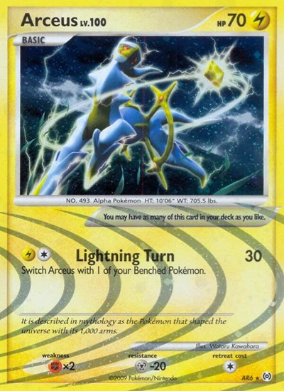 AR: Arceus (AR6) (Holofoil)
