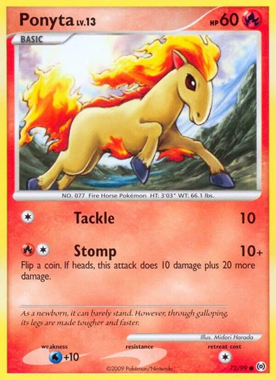 AR: Ponyta (72) (Reverse Holofoil)