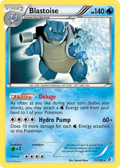 BCR: Blastoise (Reverse Holofoil)