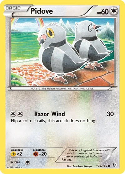 BCR: Pidove (Reverse Holofoil)