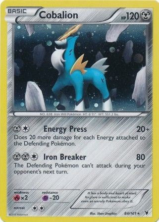 BLE: Cobalion - 84/101 (Cosmos Holo) (Holofoil)