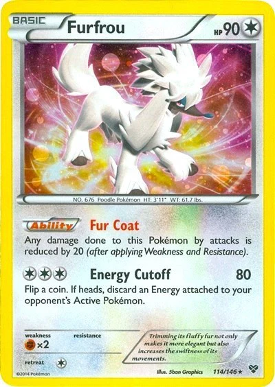 BLE: Furfrou - 114/146 (Cosmos Holo) (Holofoil)