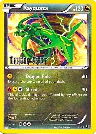 BLE: Rayquaza - 11/20 (Dragon Vault) (Holofoil)