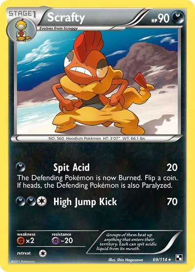 BLW: Scrafty (Reverse Holofoil)