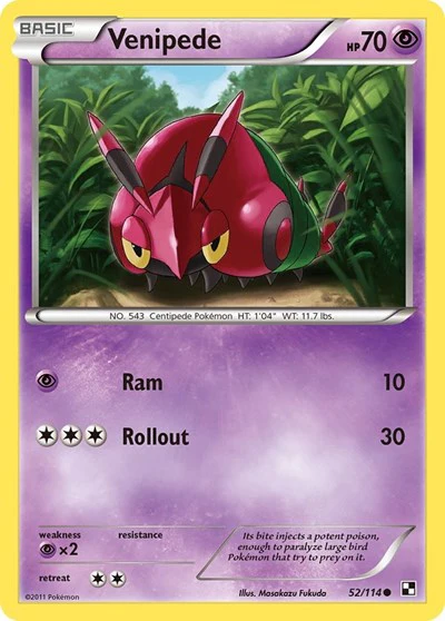 BLW: Venipede (Reverse Holofoil)