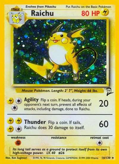 BS2: Raichu (Holofoil)