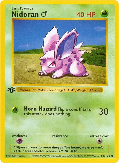 BSS: Nidoran M (1st Edition)
