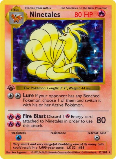 BSS: Ninetales (1st Edition Holofoil)