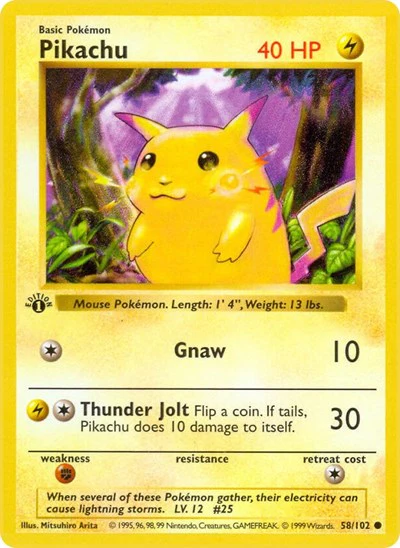 BSS: Pikachu (1st Edition)