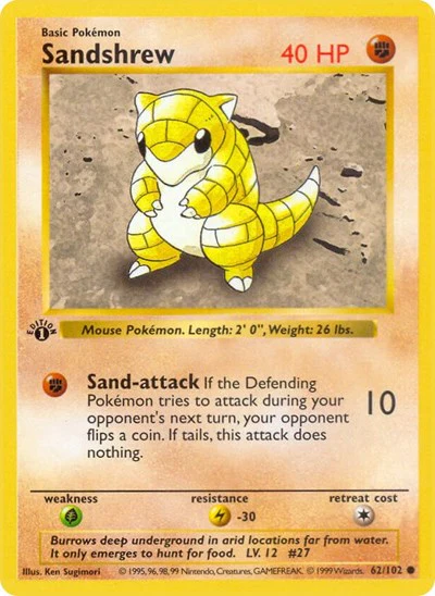 BSS: Sandshrew (1st Edition)