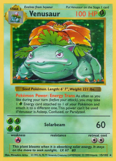 BSS: Venusaur (Unlimited Holofoil)