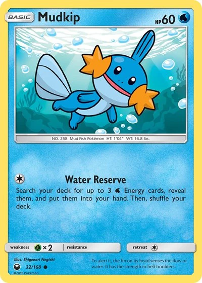 CES: Mudkip (32) (Reverse Holofoil)