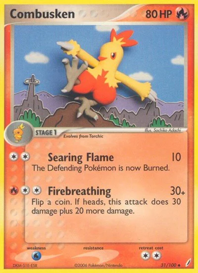 CG: Combusken - 031/100 (Reverse Holofoil)