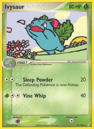 CG: Ivysaur - 034/100 (Reverse Holofoil)