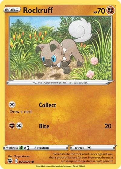 CHP: Rockruff (Reverse Holofoil)