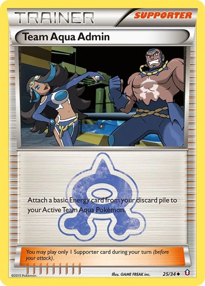 DCR: Team Aqua Admin (Reverse Holofoil)