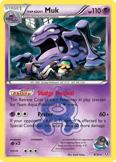 DCR: Team Aqua's Muk (Reverse Holofoil)