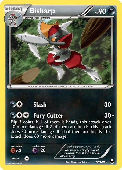 DEX: Bisharp (72) (Reverse Holofoil)