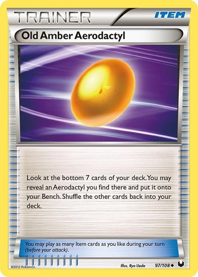 DEX: Old Amber Aerodactyl (Reverse Holofoil)