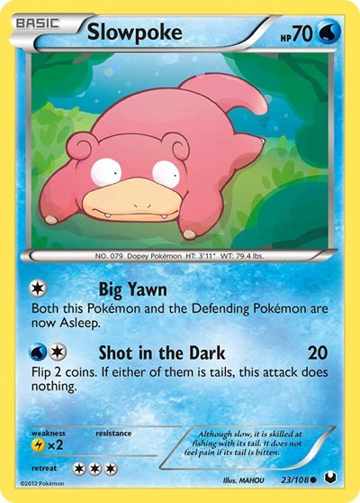 DEX: Slowpoke (Reverse Holofoil)