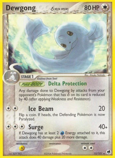 DF: Dewgong (Delta Species) (Reverse Holofoil)