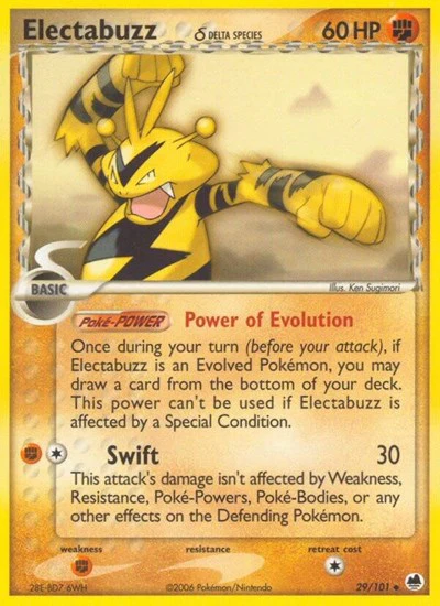DF: Electabuzz (Delta Species) (Reverse Holofoil)