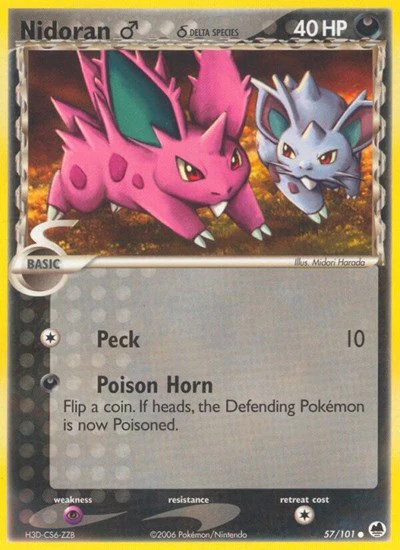 DF: Nidoran M (Delta Species) (Reverse Holofoil)
