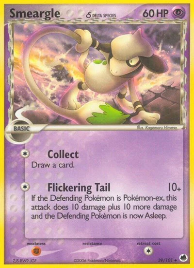 DF: Smeargle (Delta Species) (Reverse Holofoil)