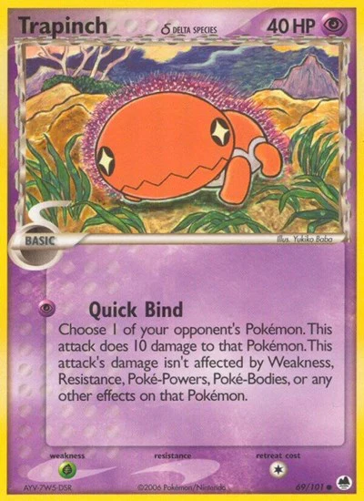 DF: Trapinch - 069/101 (Delta Species) (Reverse Holofoil)