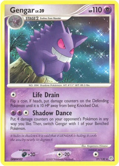 DP: Gengar (Reverse Holofoil)