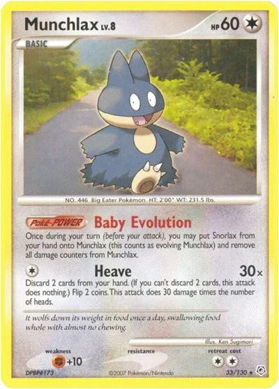 DP: Munchlax (Reverse Holofoil)