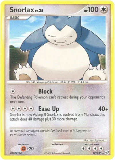 DP: Snorlax (Reverse Holofoil)