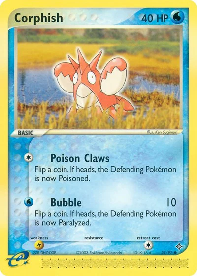 DR: Corphish - 52/97 (Reverse Holofoil)