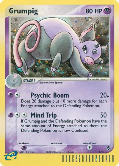 DR: Grumpig (Reverse Holofoil)