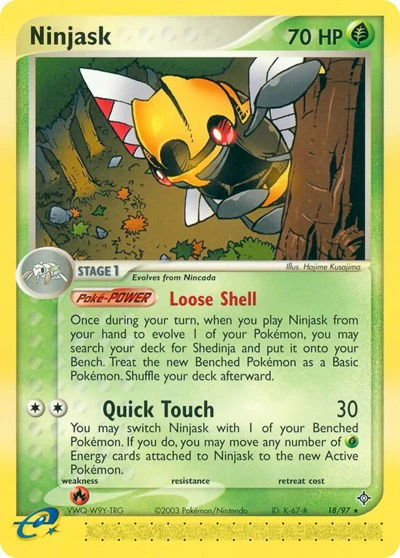 DR: Ninjask - 18/97 (Reverse Holofoil)