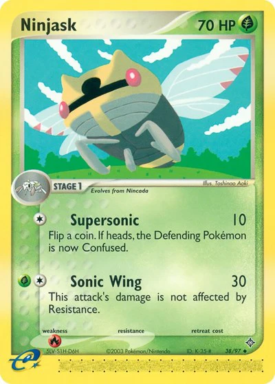 DR: Ninjask - 38/97 (Reverse Holofoil)