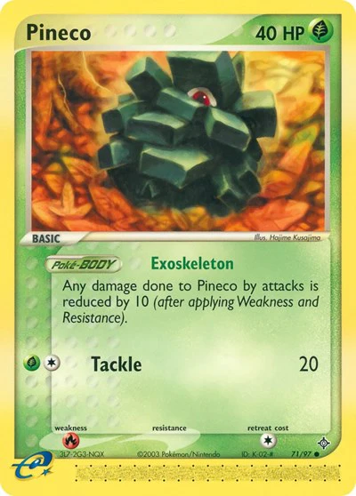 DR: Pineco (Reverse Holofoil)