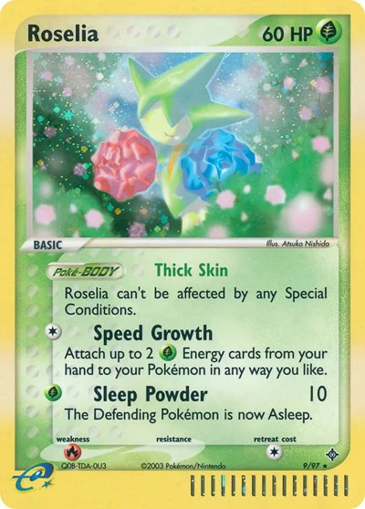 DR: Roselia (Reverse Holofoil)