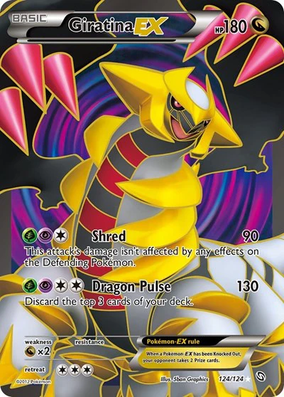 DRX: Giratina EX (124 Full Art) (Holofoil)
