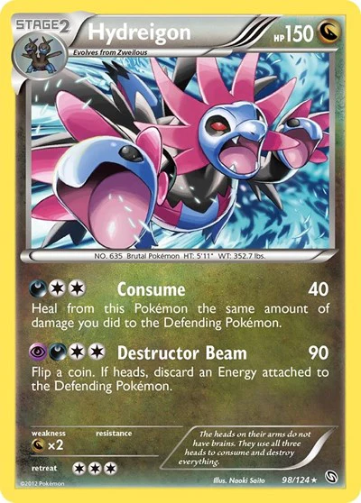 DRX: Hydreigon (98) (Reverse Holofoil)