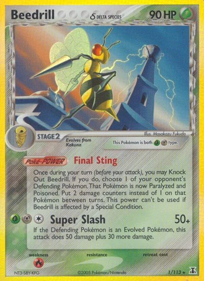 DS: Beedrill (Delta Species) (Reverse Holofoil)