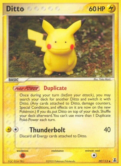 DS: Ditto - 039/113 (Pikachu)