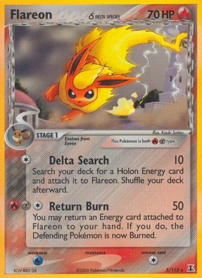 DS: Flareon (Delta Species) (Reverse Holofoil)