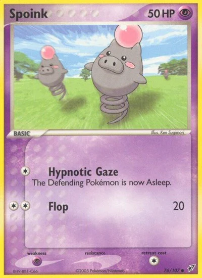 DX: Spoink (Reverse Holofoil)