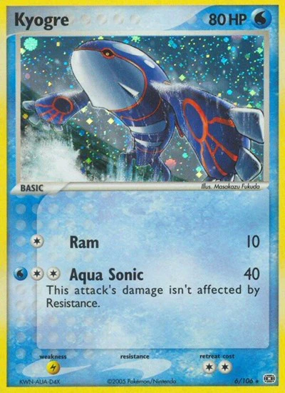 EM: Kyogre - 006/106 (Reverse Holofoil)