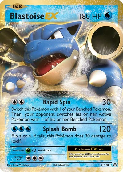 EVO: Blastoise EX (Holofoil)