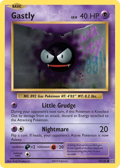 EVO: Gastly (Reverse Holofoil)